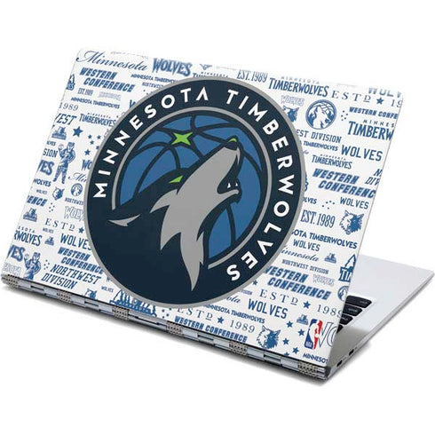 NBA Minnesota Timberwolves Historic Blast Yoga 910 2-in-1 14in Touch-Screen Skin